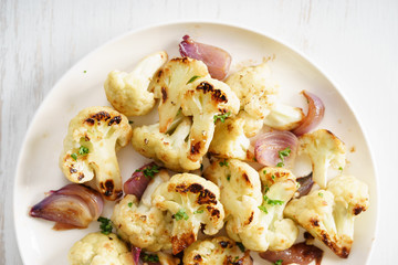 roasted cauliflower salad