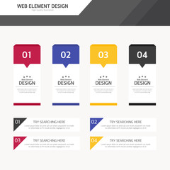 Web element design