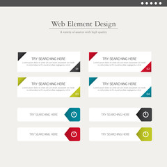 Web element design