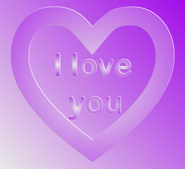 Бумажное сердце с посланием