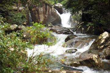 Khao Cha Mao Waterfall in Rayong Thailand