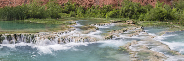 Obraz premium Havasu Creek Terrace Panorama