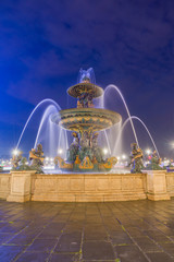 Fountain at Place de la Concord in Paris