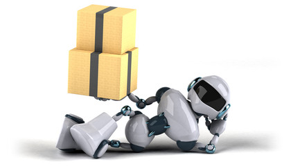 Naklejka premium Robot