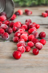 Frozen cranberry