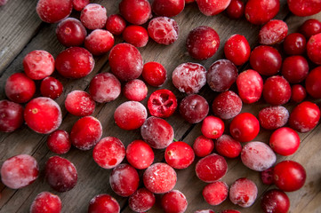 Frozen cranberry
