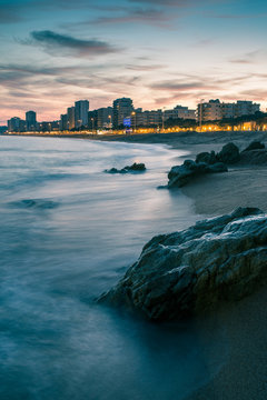 Costa Brava at night