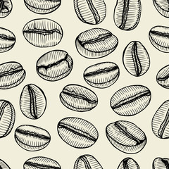 background with branch of coffee