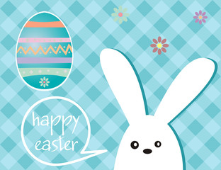 Easter holiday - rabbit and Easter egg