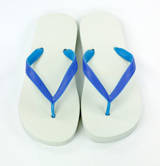 Pair of flip flops Isolated on White background