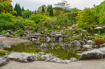 Fototapeta na wymiar japanese landscape - taimadera - katsuragi - nara