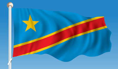 Flag of Democratic Republic of the Congo