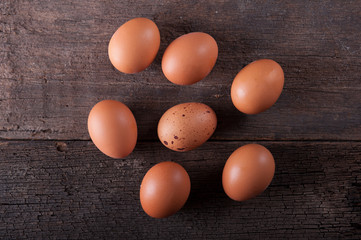 Close of Fresh Chicken Egg ,Eggs.Many fresh yellow chicken eggs