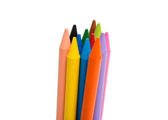 colored pencils isolated
