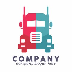 Truck logo icon vector template