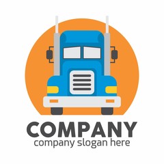 Truck logo icon vector template