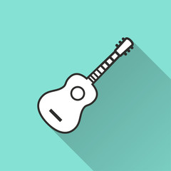 Guitar - vector icon.