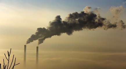 pipe emissions into the atmosphere, on the horizon