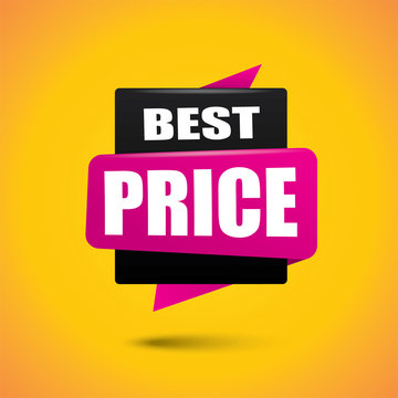 Best price bubble banner - vector