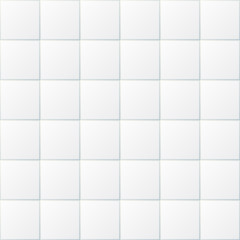 White bathroom tiles, ceramic kitchen floor seamless background