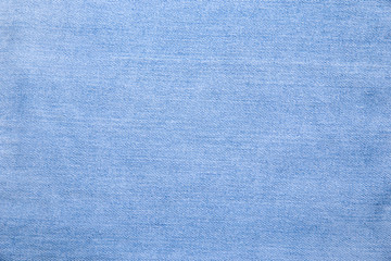 Blue denim background of rough cloth