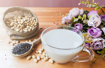 soy milk, soybean, black sesame, organic grain, healthy beverage