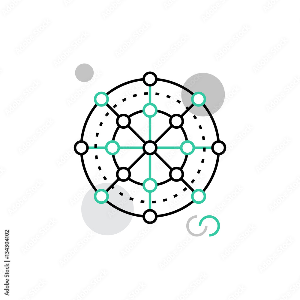Poster internet connection monoflat icon