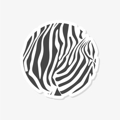 Fototapeta premium Zebra Print - Illustration