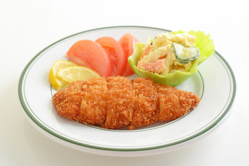 美味しそうなポークカツレツ