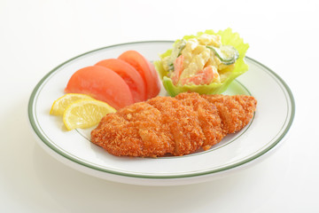 美味しそうなポークカツレツ