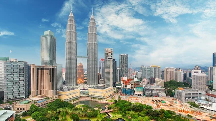 Fotobehang Skyline van Maleisië, Kuala Lumpur © TTstudio