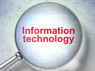 Information concept: Information Technology with optical glass
