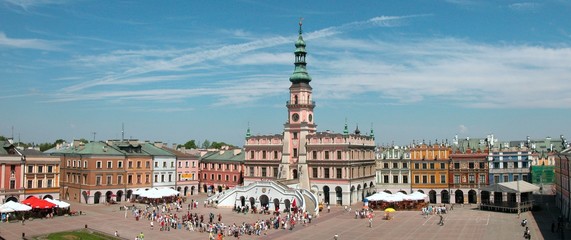Zamosc, Panorama Starego Miasta.