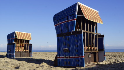 Ein Strandkorb an der Ostsee - Ein schöner Ort um zu genießen und die Seele baumeln zu lassen oder?