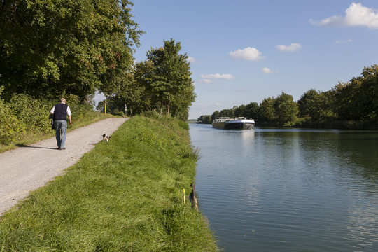 Spaziergang am Kanal bei Dorsten
