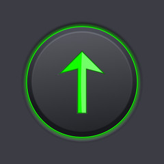 Black UP button with green arrow