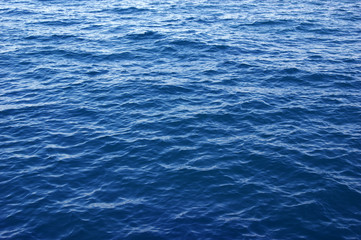 Blue sea water background