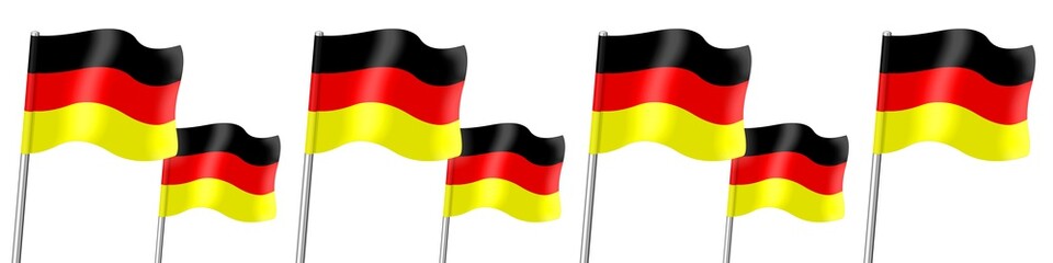Banner. Flags. Germany 