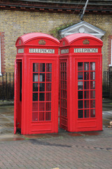 Cabines téléphone à Londres
