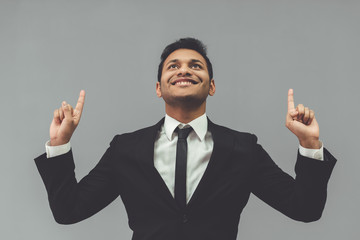 Afro American businessman