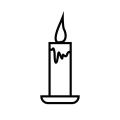 Candle icon - Vector