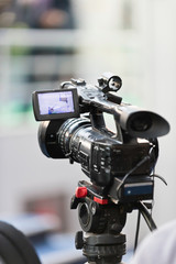 Television camera recording