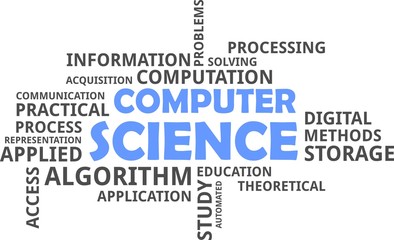 word cloud - computer science