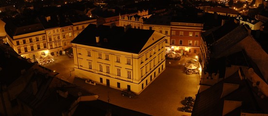 Lublin, Panorama Miasta. - obrazy, fototapety, plakaty