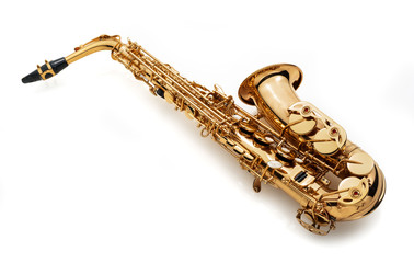 Naklejka premium saksofon jazzowy