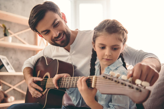 Father and daughter