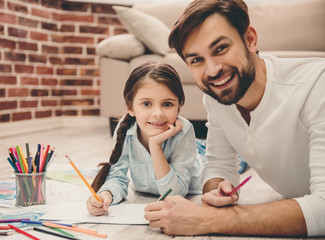 Father and daughter