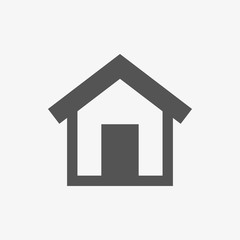 home icon stock vector illustration flat design