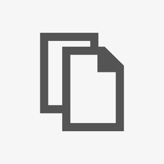 copy icon stock vector illustration flat design