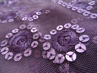 purple textil with glitters